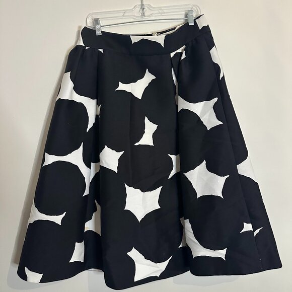 Kate Spade Make Magic Blot Dot Midi Skirt A Line Inkblot Preppy Chic - 12 - Picture 2 of 6